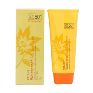 Kem Chống Nắng Cellio Waterproof Daily Sun Cream SPF50+ PA+++ Nâng Tone, Bảo Vệ Da 70ml