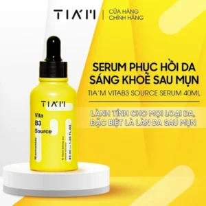 Serum Dưỡng Trắng Da, Phục Hồi Da Sau Mụn TIAM Vita B3 Source Serum (40ml)