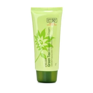 Kem Chống Nắng Cellio Trà Xanh Dưỡng Trắng SPF50+ PA+++ (70g) - Bảo Vệ Da Toàn Diện, Kiểm Soát Dầu Hiệu Quả