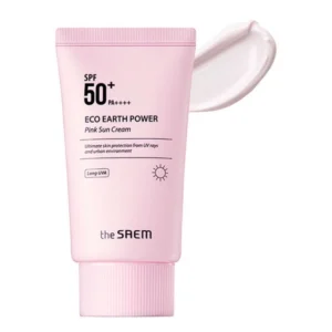 Kem Chống Nắng The SAEM Eco Earth Pink Sun Cream Bảo Vệ SPF50+ (50ml)