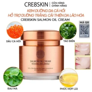 Kem Dưỡng Da Cá Hồi Cre8skin - Dưỡng Trắng, Cải Thiện Lão Hóa (80g)