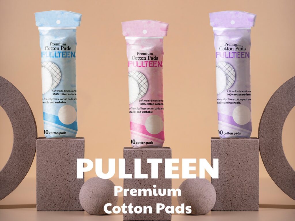 Bông Tẩy Trang Đa Chiều Pullteen (100 Miếng) - Làm Sạch Sâu Và Bảo Vệ Da