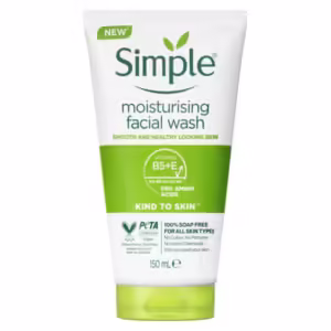 Sữa Rửa Mặt Simple Moisturising Facial Wash 150ml - Dưỡng Ẩm Cho Da Mặt