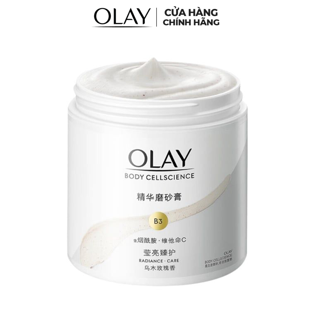 TẨY TẾ BÀO CHẾT OLAY BODY CELLSCIENCE B3+VITAMIN C 200G