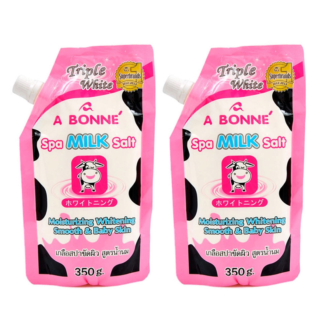 Muối Tắm Sữa Bò Tẩy Tế Bào Chết A Bonne Spa Milk Salt Thái Lan - 350g