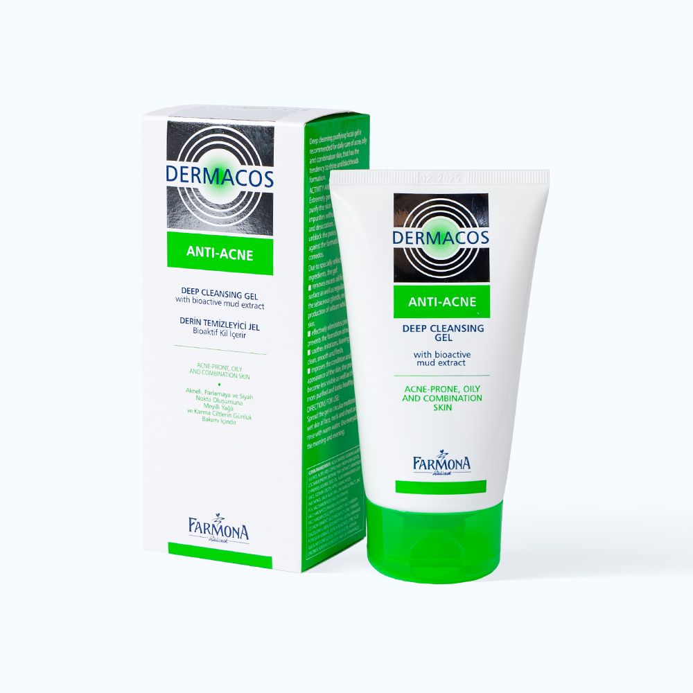 Gel Rửa Mặt Dermacos (150ml) - Làm Sạch Da, Bụi Bẩn Và Dầu Thừa