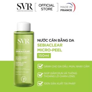 Nước Cân Bằng Da Dành Cho Da Dầu, Mụn Svr Sebiaclear Micro-Peel (150ml)