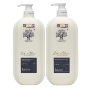 Cặp Dầu Gội Xả Biotin Collagen Trắng Pasiori - Phục Hồi Tóc (1000ml)