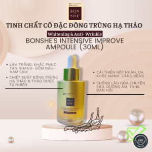 Tinh chất Bonshe's chống lão hóa Fresh Intensive Improve Ampoule Anti-Wrinkle (30ml)