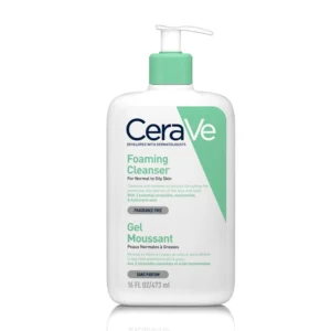 Sữa Rửa Mặt Cerave Foaming Cleanser Gel Moussant Dành Cho Da Dầu 473ml