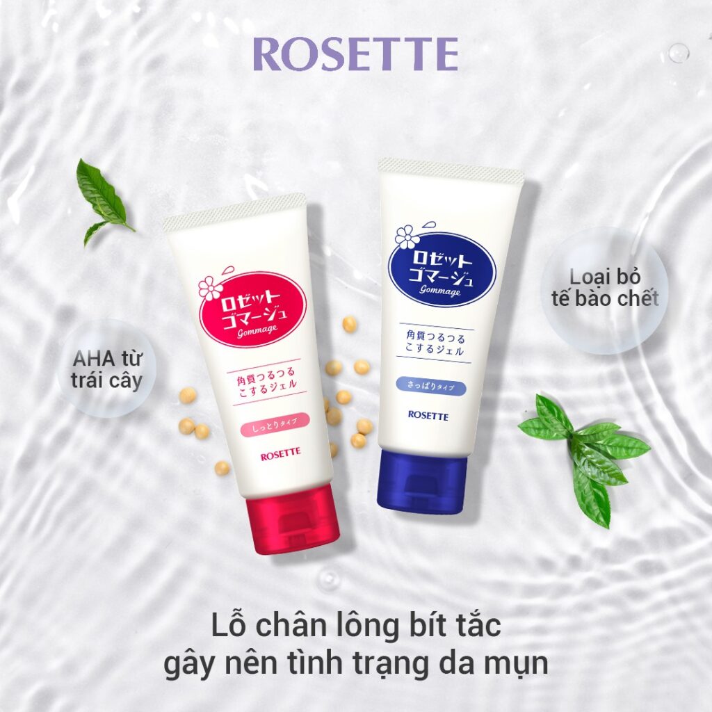 Tẩy Tế Bào Chết Da Mặt Rosette Peeling Gel (120g) - Số 1 Cosme Nhật Bản