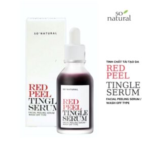 Serum So'Natural Red Peel Tingle Tái Tạo và Làm Sáng Da (20ml)