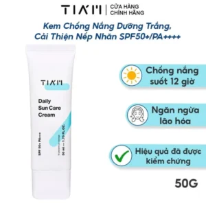 Kem Chống Nắng Tia'm Daily Sun Care Mỏng Nhẹ Vô Hình SPF 50+ PA++++ (50ml)