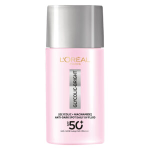 Kem chống nắng Loreal Glycolic Bright UV SPF50+ Hồng