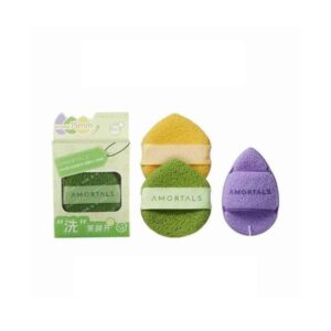 Set 3 bông mút rửa mặt Amortals