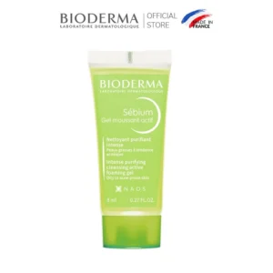 Gel Rửa Mặt Moussant Bioderma Actif xanh lá 8ml ( mini )