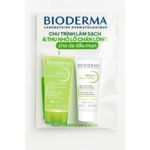 Set sample Bioderma ( tone 5ml + kem dưỡng 4ml )