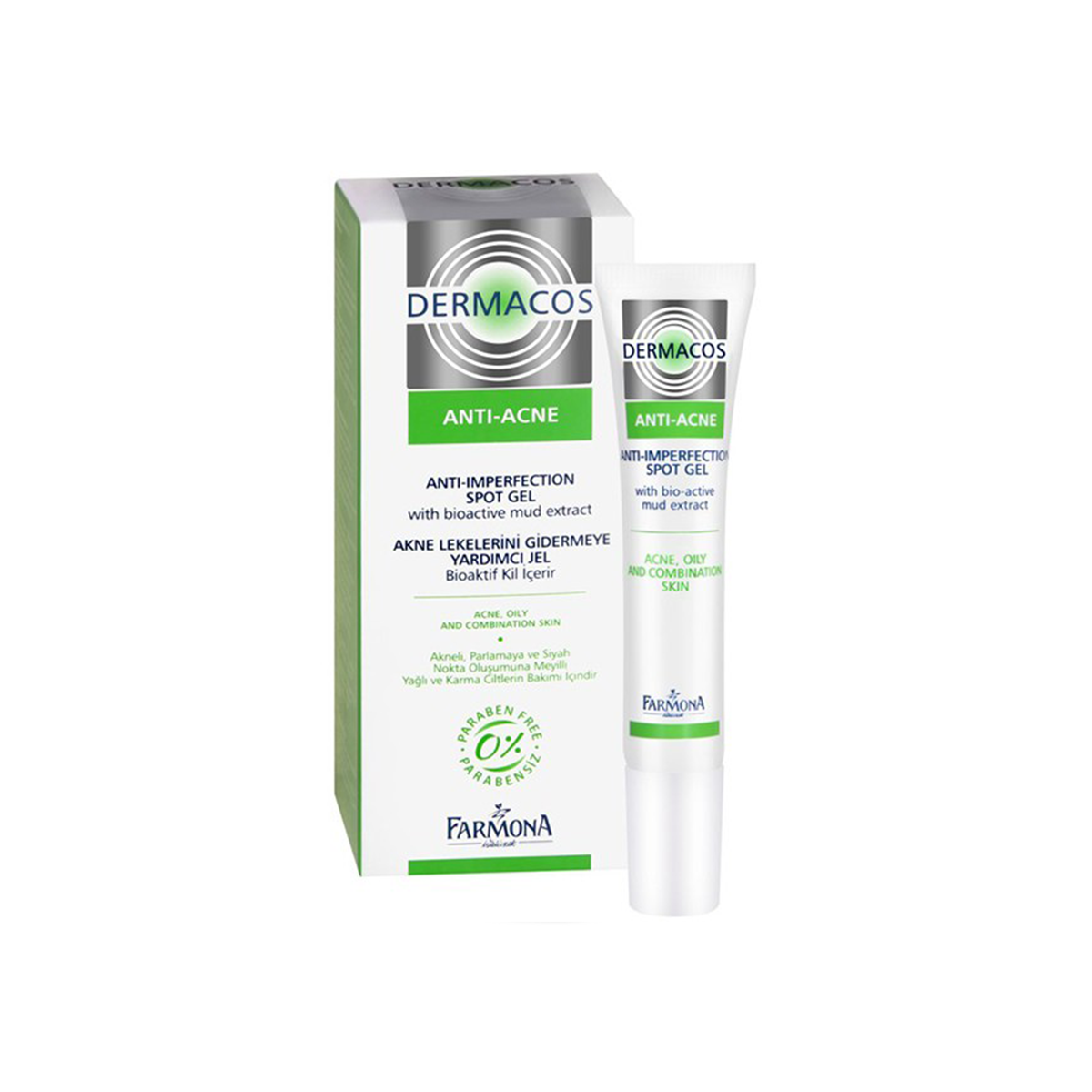 Gel chấm mụn Dermacos Anti-Acne Anti-Imperfection 15ml