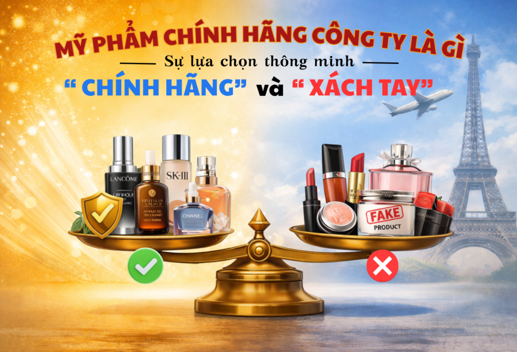 mỹ phẩm hàng công ty là gì