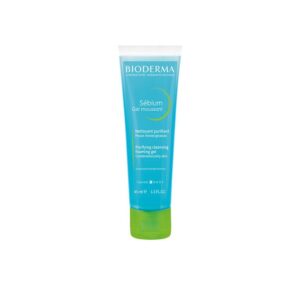 Sữa Rửa Mặt Bioderma Sebium Gel Moussant xanh dương tuýt mini 45ml