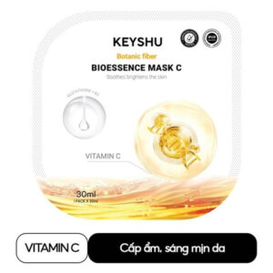 ( Miếng Lẻ ) Mặt nạ sợi Bioessence Mask Keyshu Vitamin C Vàng Botanic